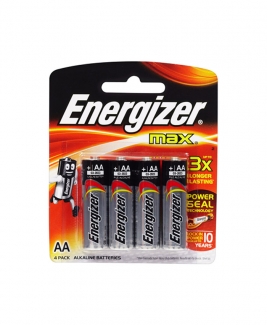 Energizer® MAX AA Alkaline Batteries - 4pcs pack